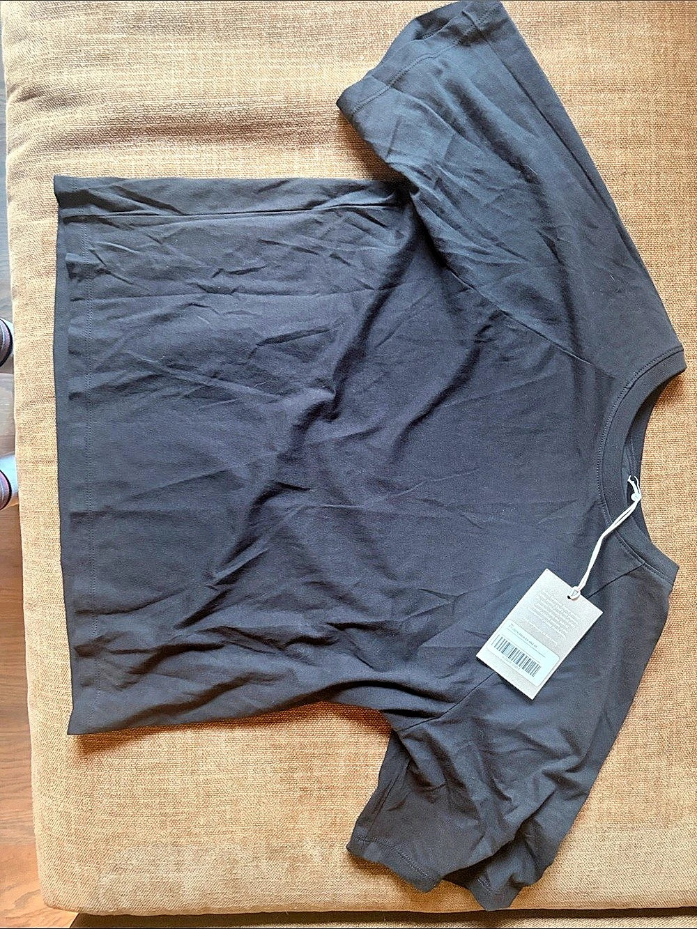 Everlane Black Short Sleeve Top NWT